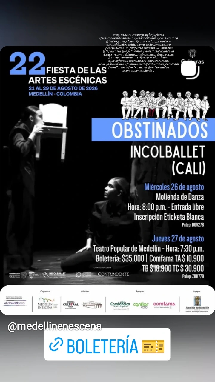 Obstinados — Incolballet (Cali) (Molienda de Danza)