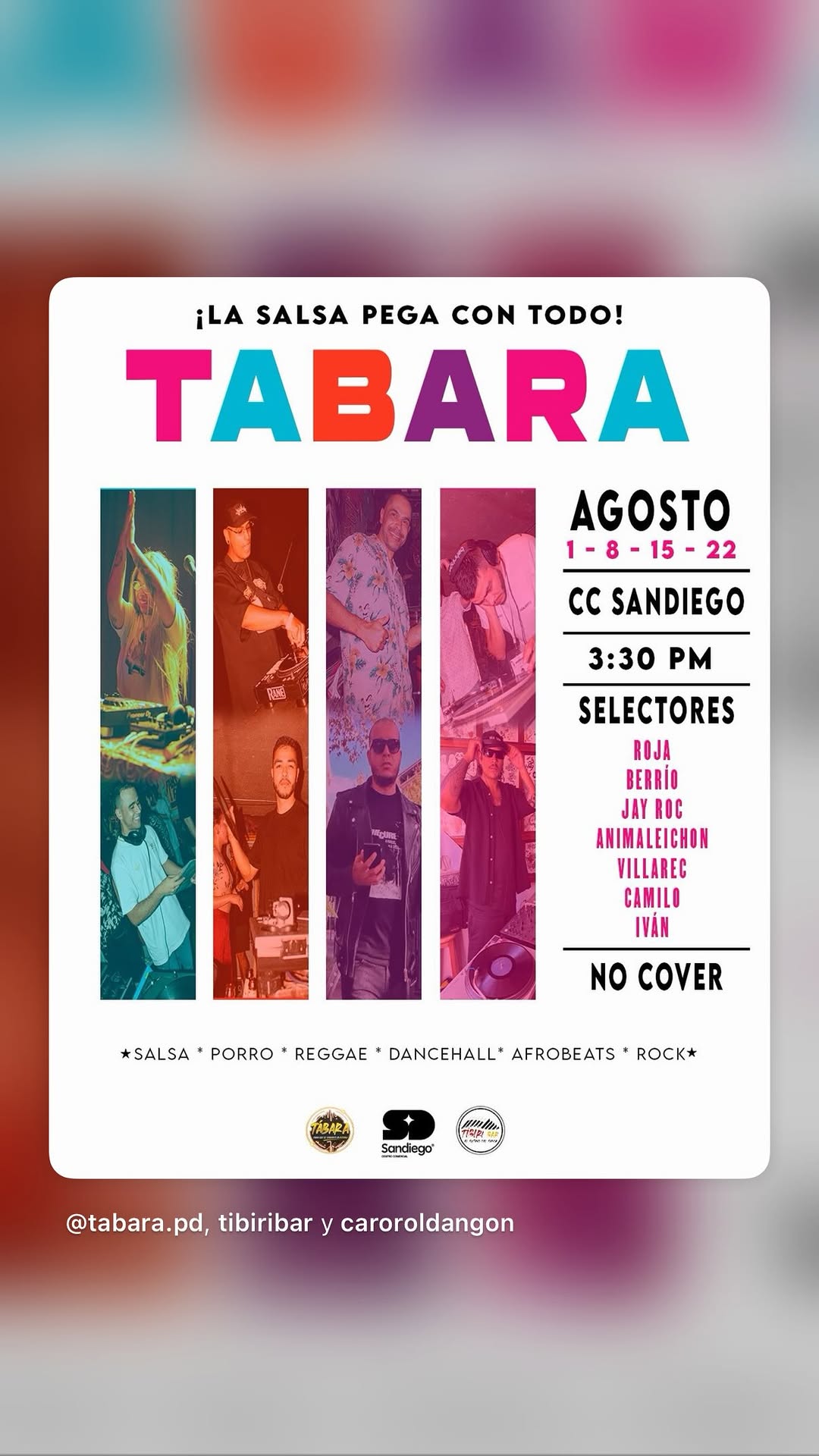 TABARA x Tibiri — Salsa & Dancehall (CC San Diego)