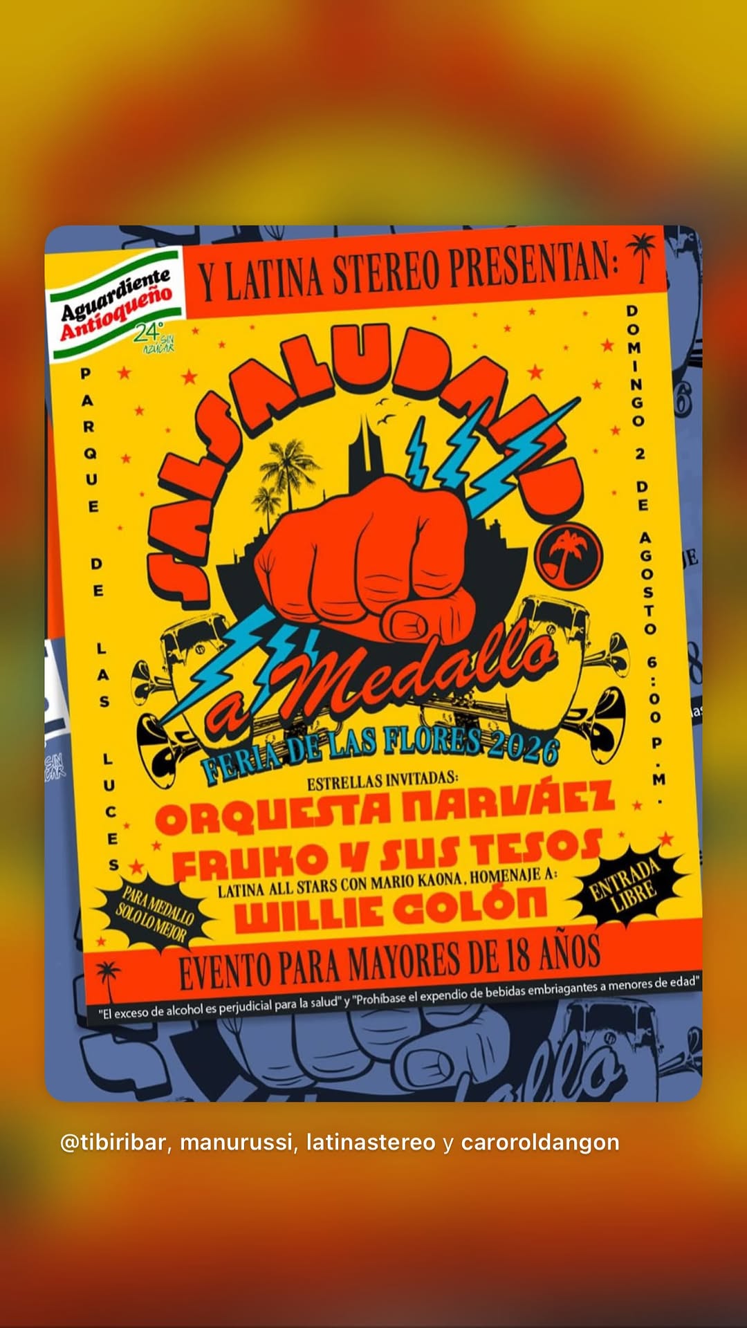 Salsa a Medallo — Feria de las Flores (Parque de las Luces)