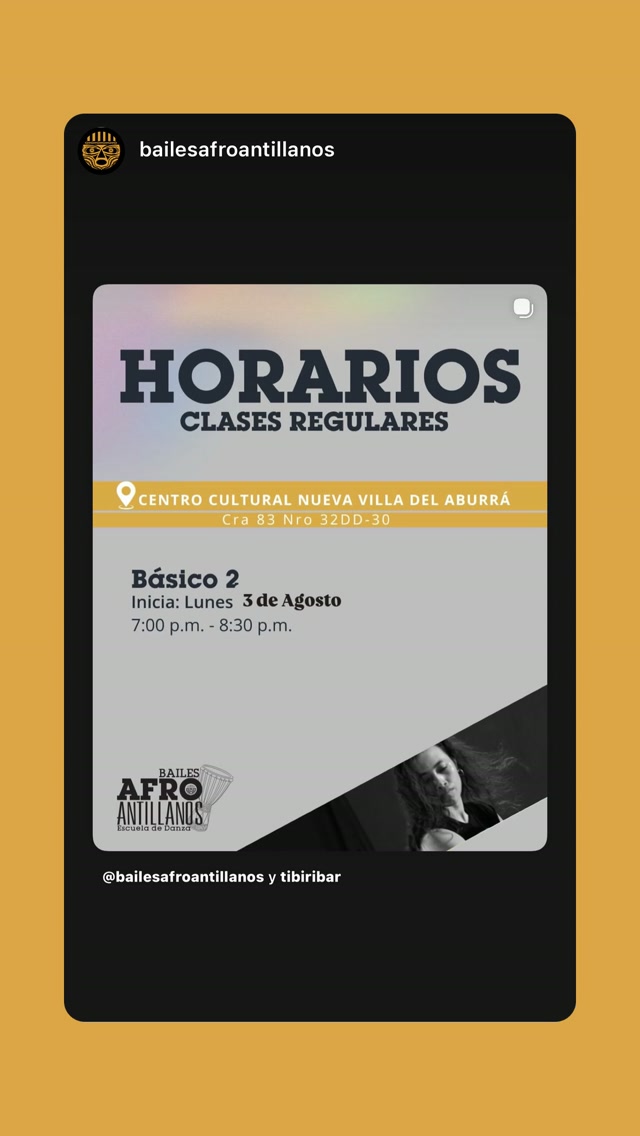 Bailes Afroantillanos — Básico 2 (dance class)
