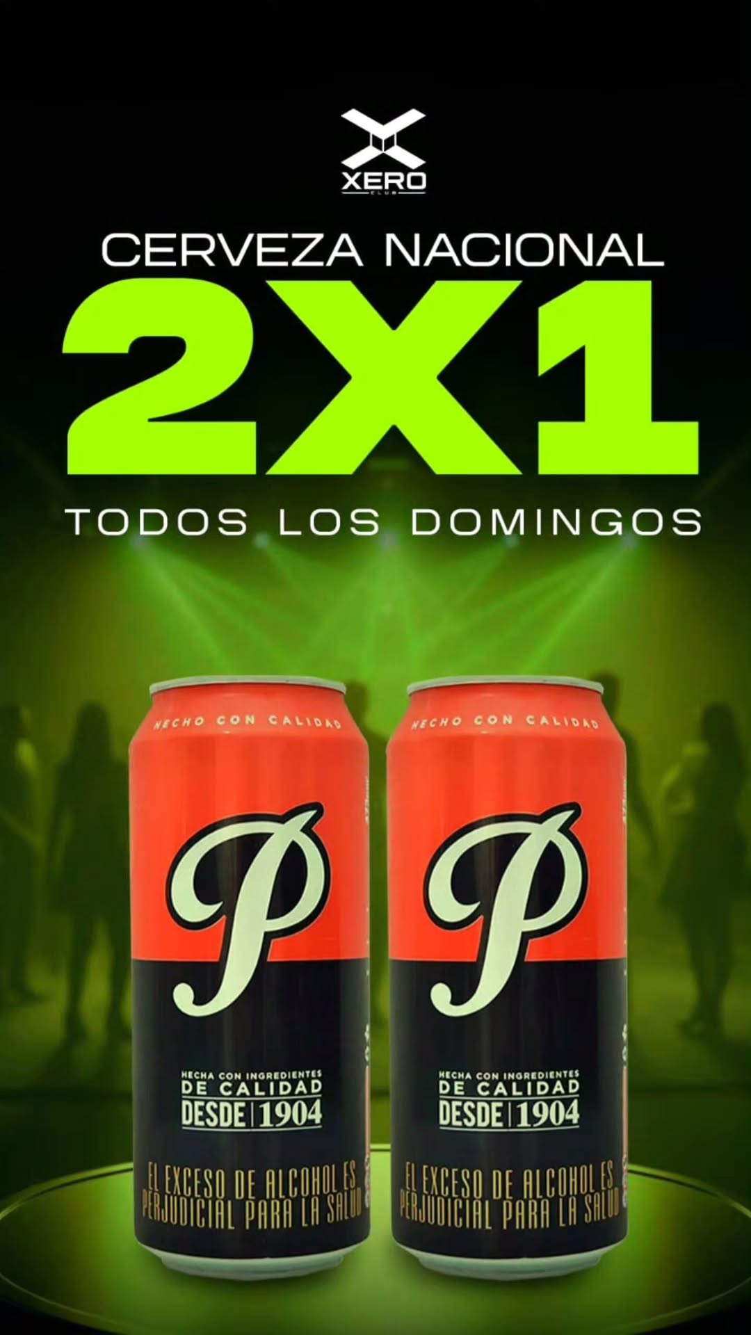 Cerveza Nacional 2x1 (Sundays)