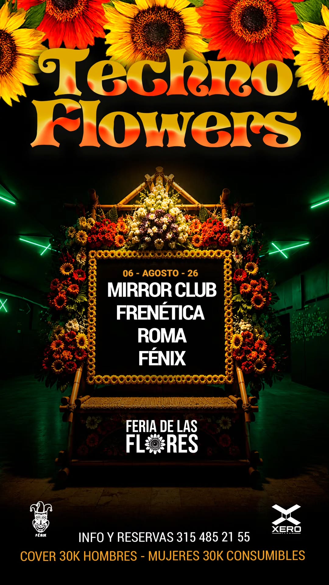 Techno Flowers