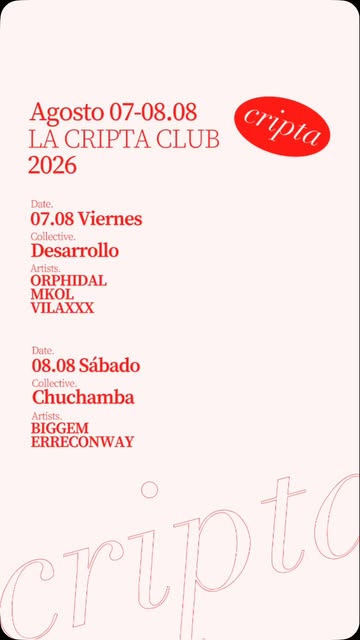 Desarrollo — House / Electro / Minimal night