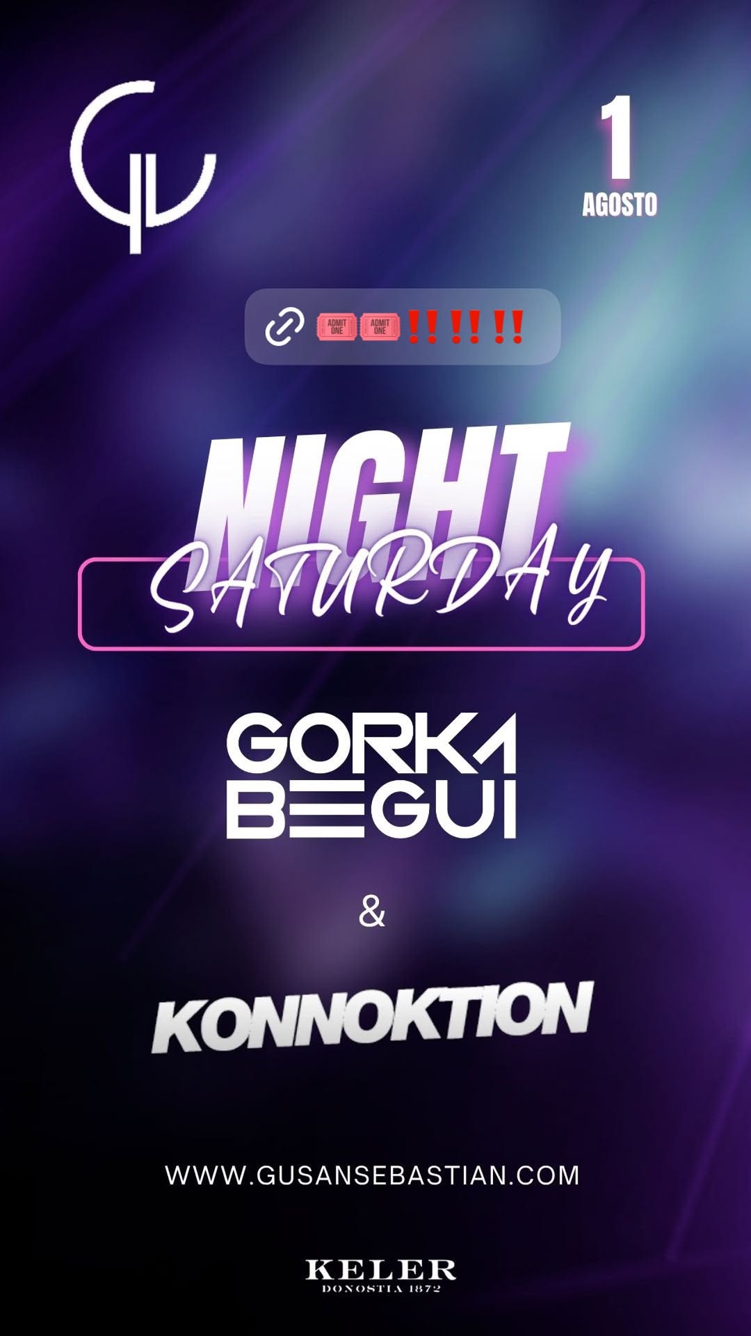Saturday Night: GORKA BEGUI & KONNOKTION