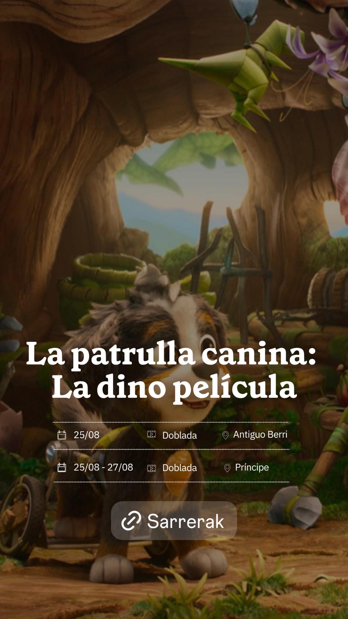 La patrulla canina: La dino película (Príncipe run)