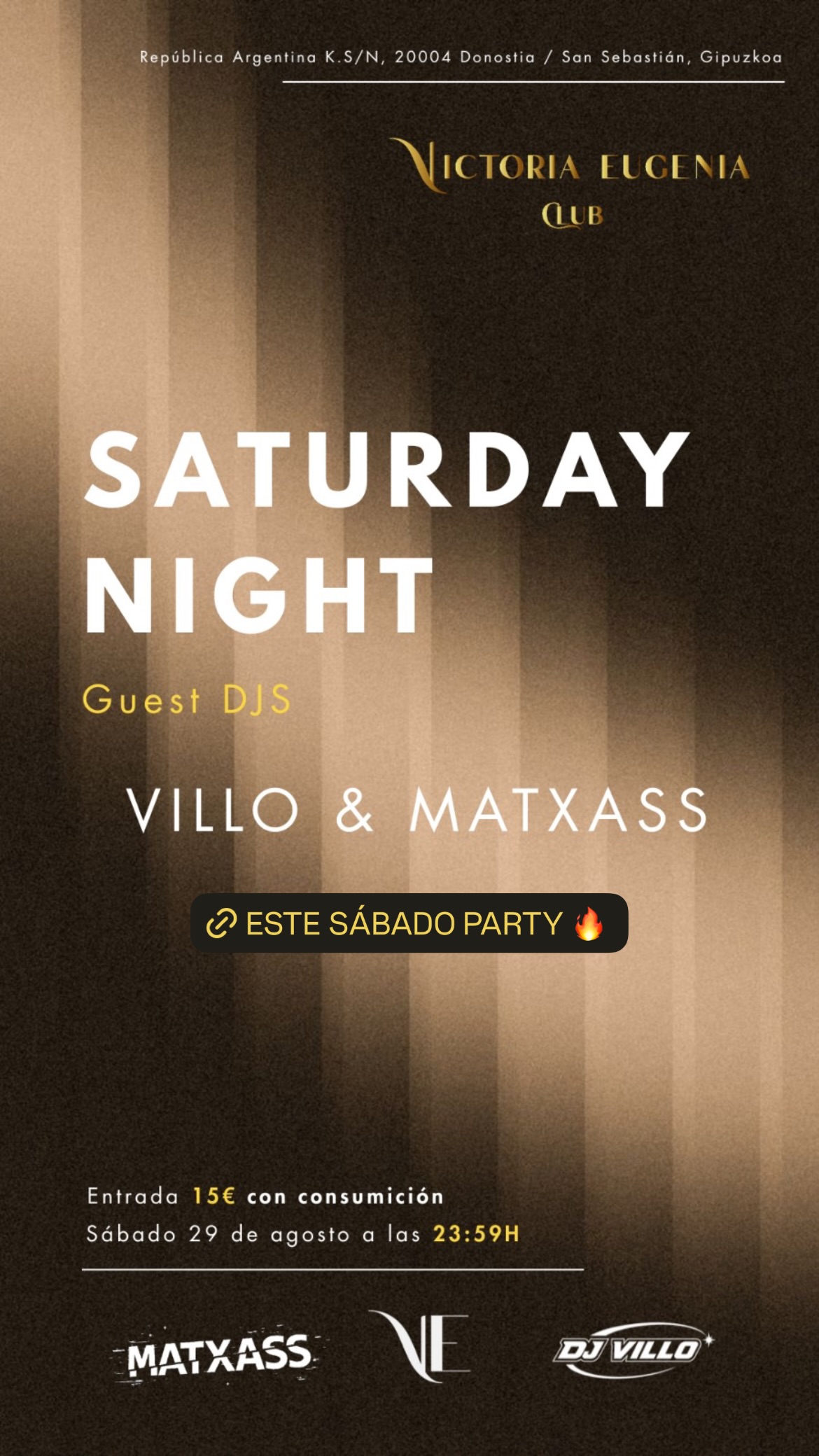 Saturday Night — VILLO & MATXASS
